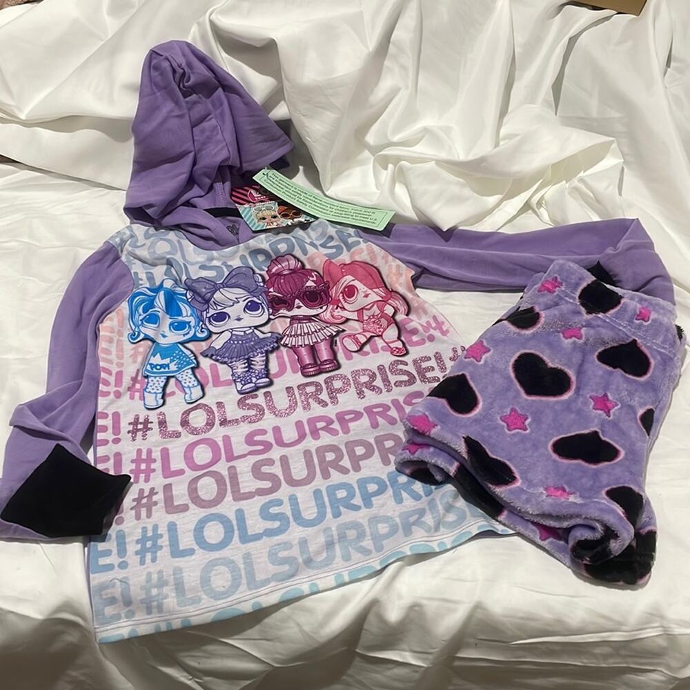 LOL surprise pajama set 7/8 cotton LOL graphic